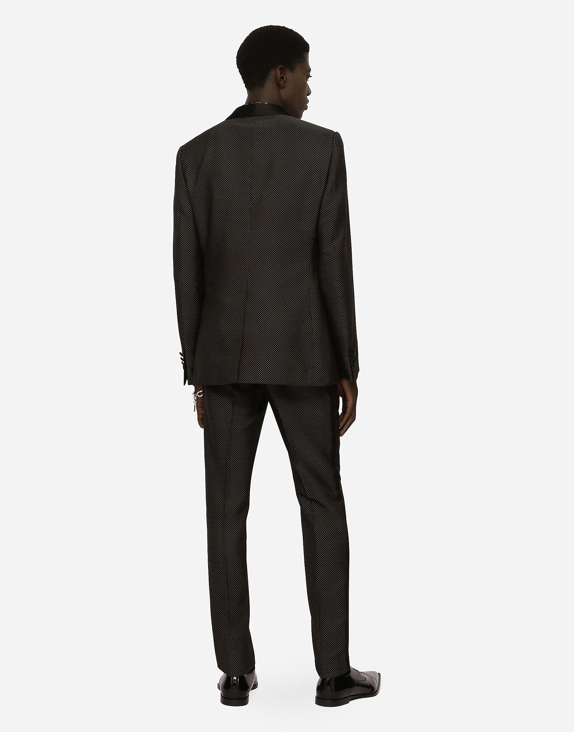 【関税&送料込】Dolce & Gabbana Dolce Gabbana Slim-Fit Tuxed Dolce & Gabbana Sicilia-fit three-piece Tuxedo Suit | Blue
