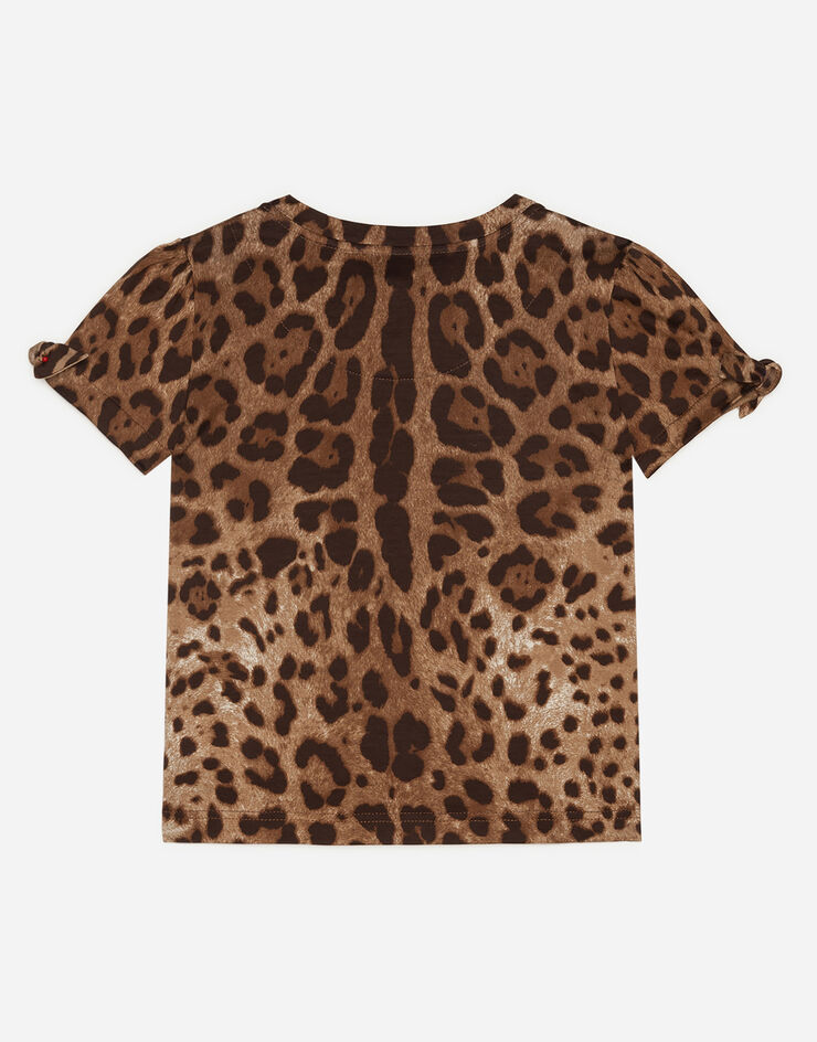 Dolce & Gabbana Jersey top with leopard print Dolce & Gabbana Jersey top with leopard print ANIMAL PRINT L5JTFGFS78S