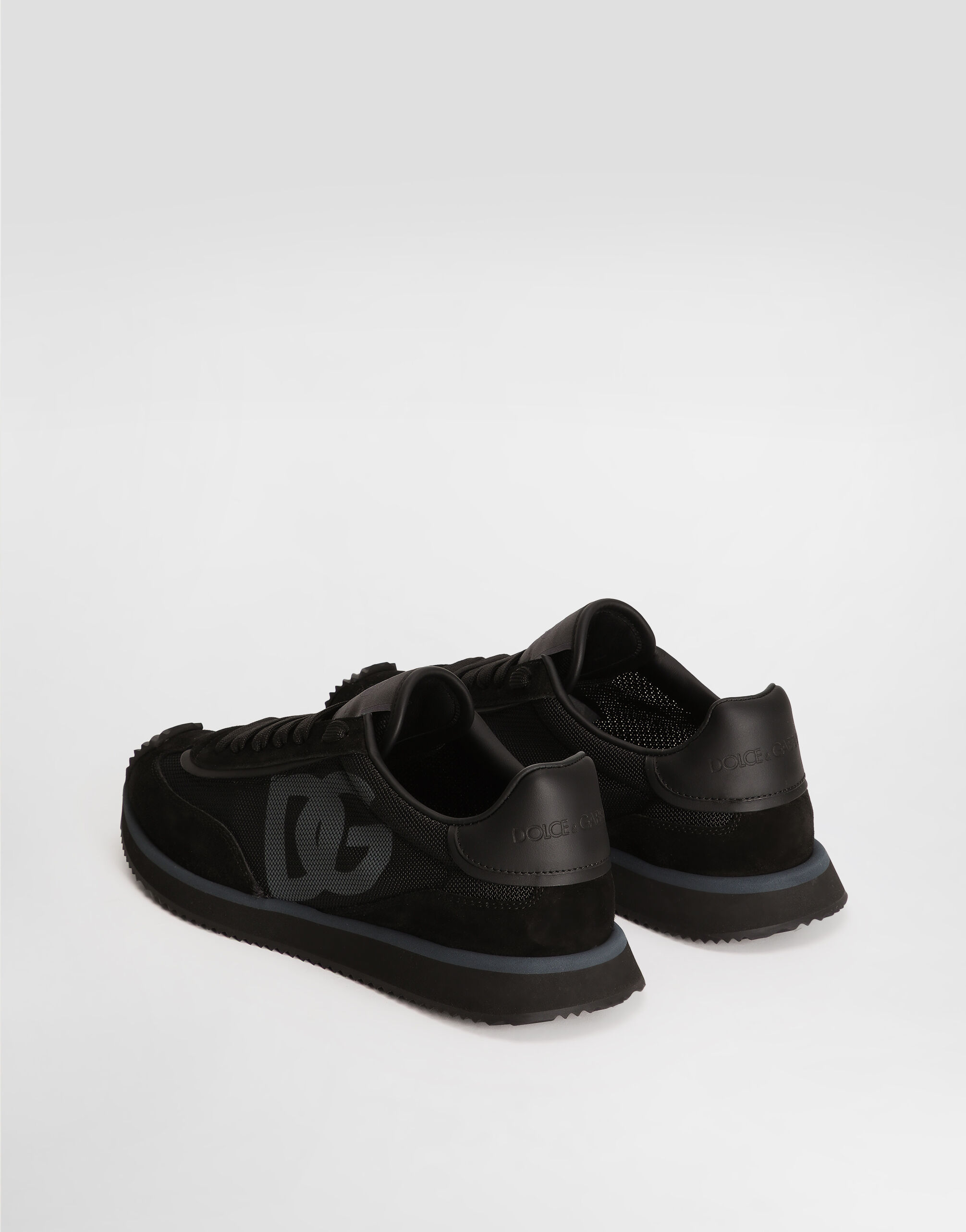 Zapatilla DG CUSHION en mezcla de materiales en Negro de Hombre
