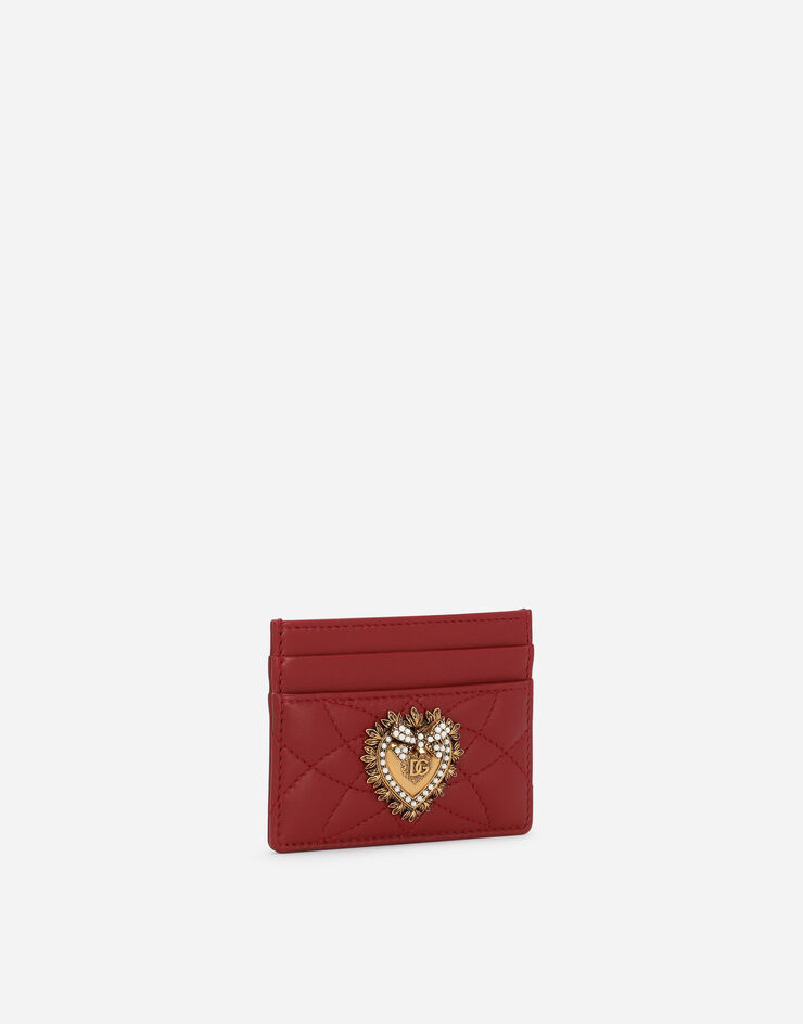 Dolce & Gabbana Porta carte di credito Devotion Rosso BI0330AV967