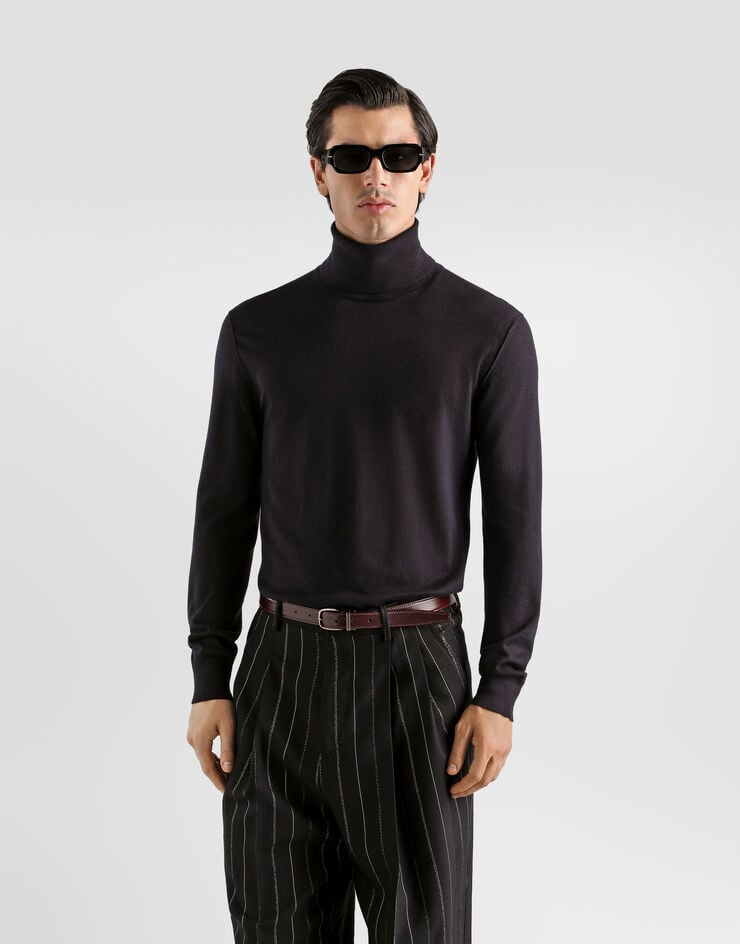 Dolce & Gabbana Cashmere turtleneck Dolce & Gabbana Cashmere turtleneck Blue GXW05TJBW1W
