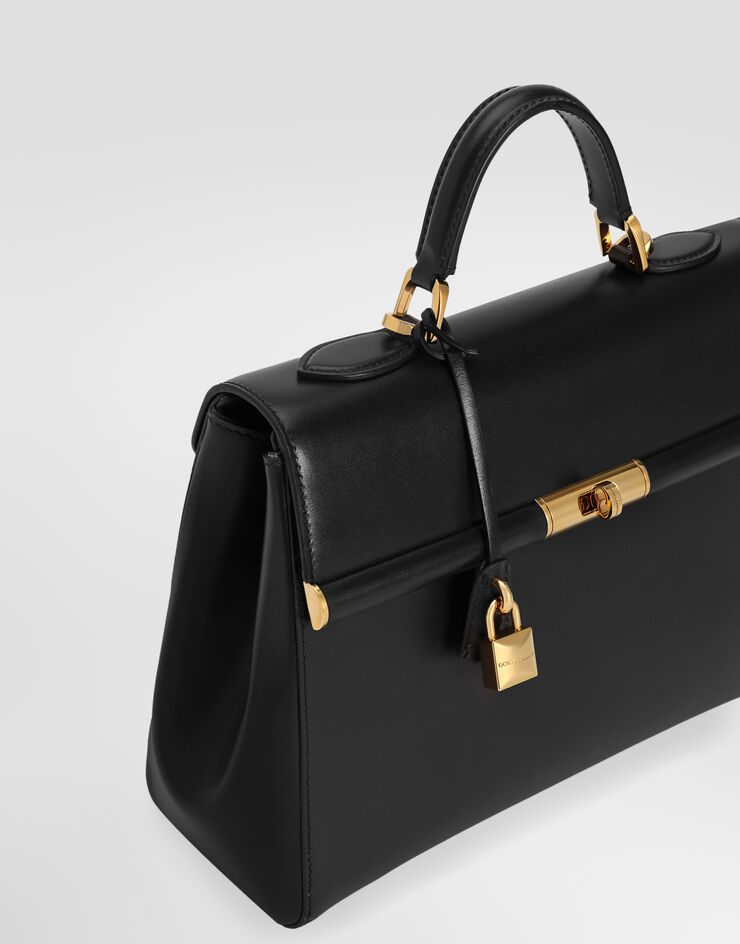 Dolce & Gabbana Marlene handbag in palmellato calfskin Black BB7932A3G19