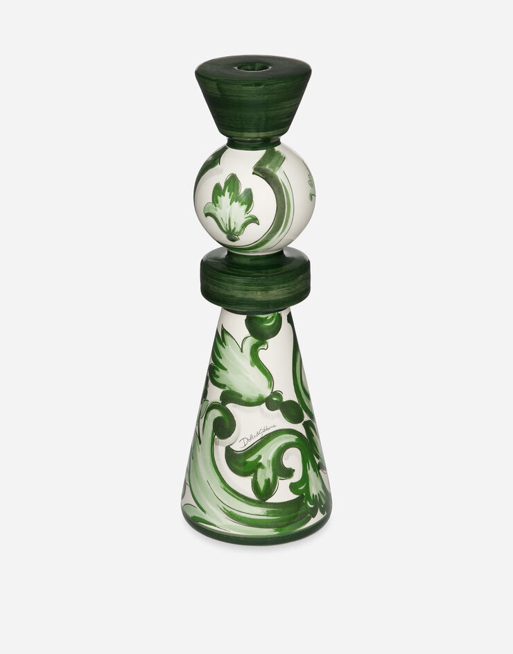 Dolce & Gabbana Ceramic Candle Holder large Multicolor TCC186TCACD