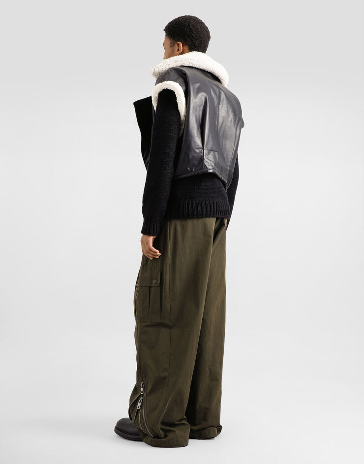 Dolce & Gabbana Faille cargo trousers Brown GP15VTHUMS8