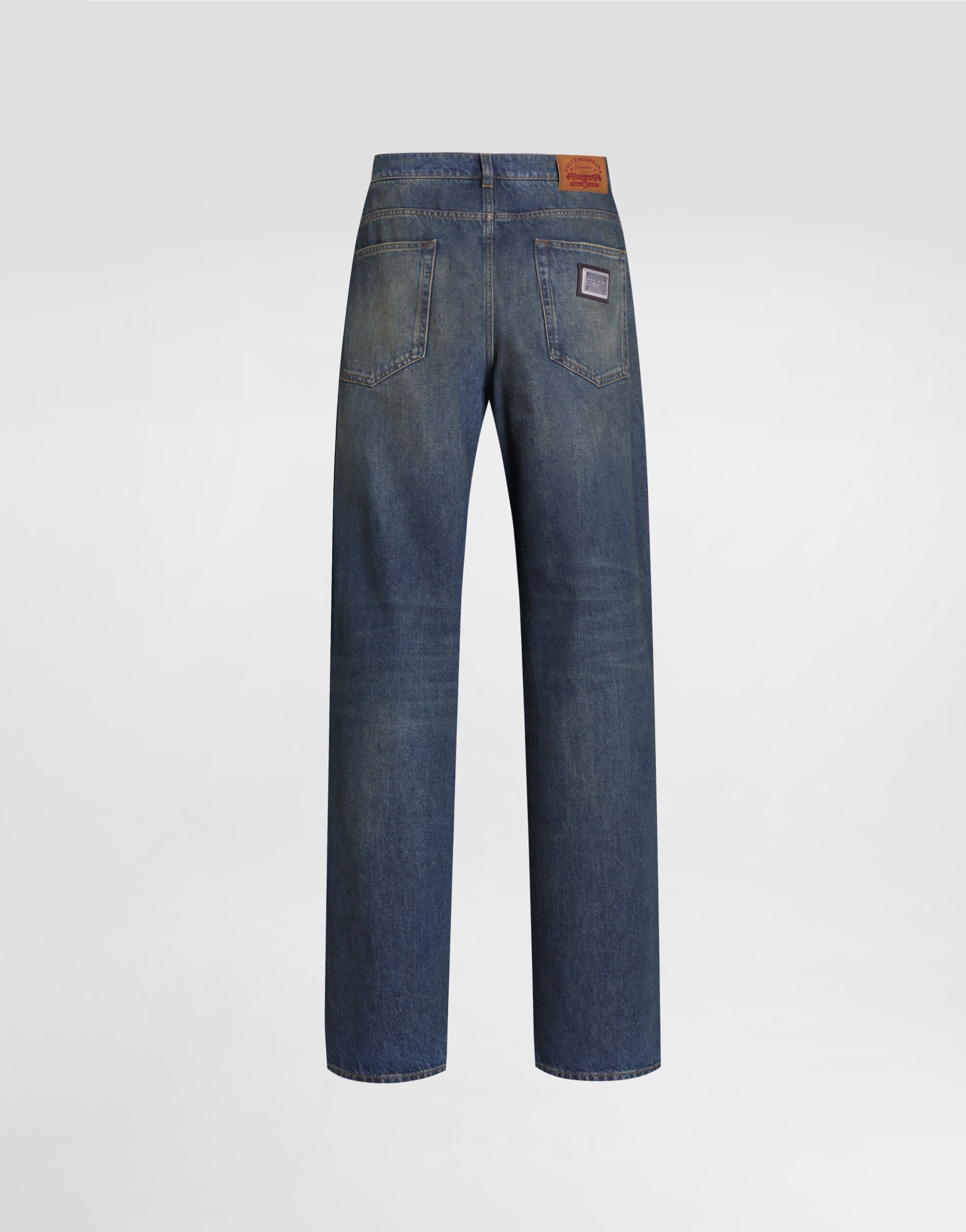 Denim trousers in Multicolor for Men | Dolce&Gabbana® Denim trousers in Multicolor for Men | Dolce&Gabbana®