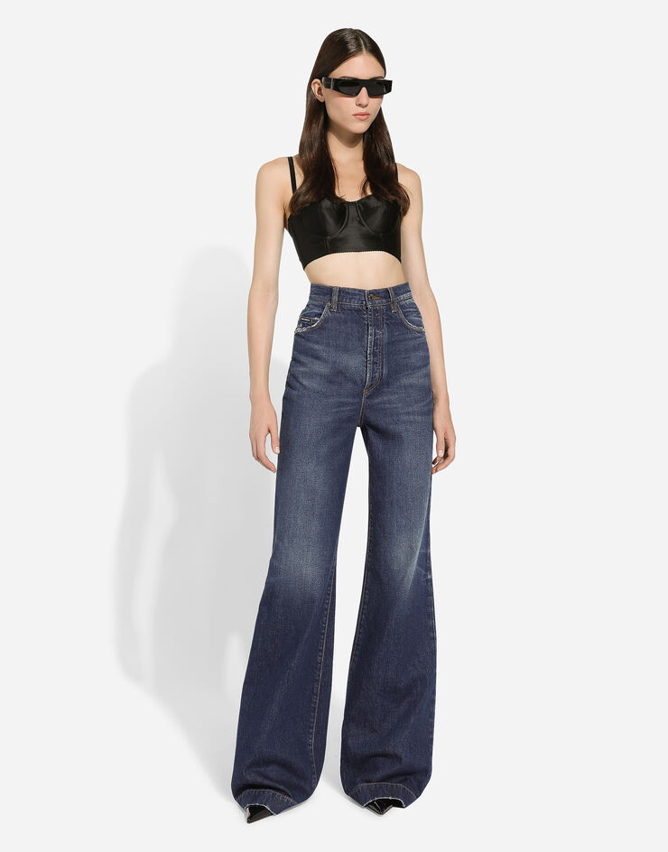 Dolce & Gabbana Jeans flare in denim Blu FTC3RDG8KF5