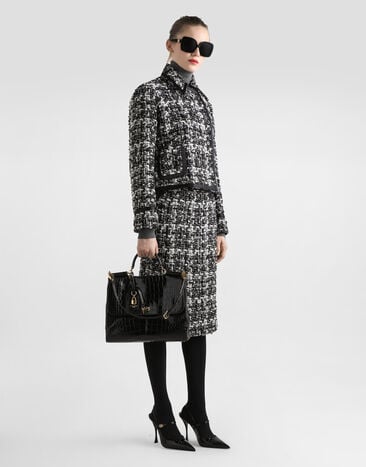 Dolce & Gabbana Wool blend check skirt Multicolor F4C6ZTFQZAF