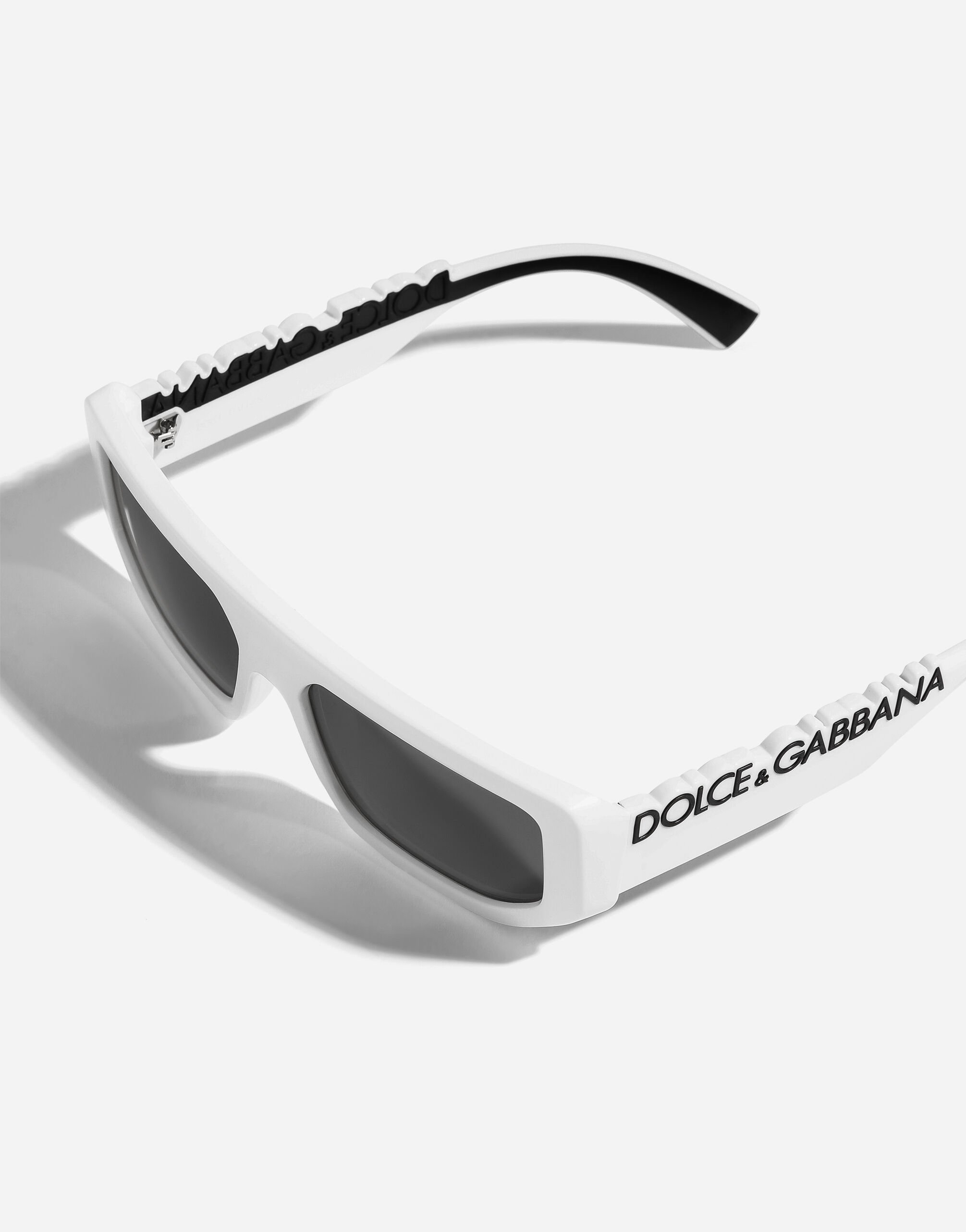 DG Logo Sunglasses in White | Dolce&Gabbana® US