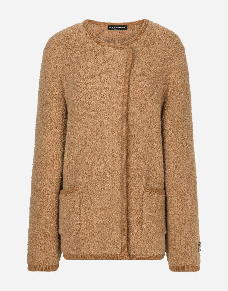 Dolce&Gabbana Double-breasted cashmere and alpaca wool jacket Multicolor FXL94TJFMR3