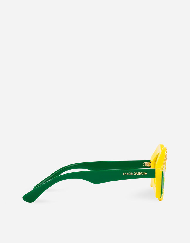 Dolce & Gabbana Солнцезащитные очки Farmer желтый VGFARMVPLEM