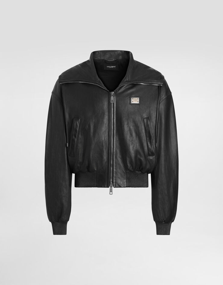 Dolce & Gabbana Lambskin nappa jacket Black G9BWPLHULZK