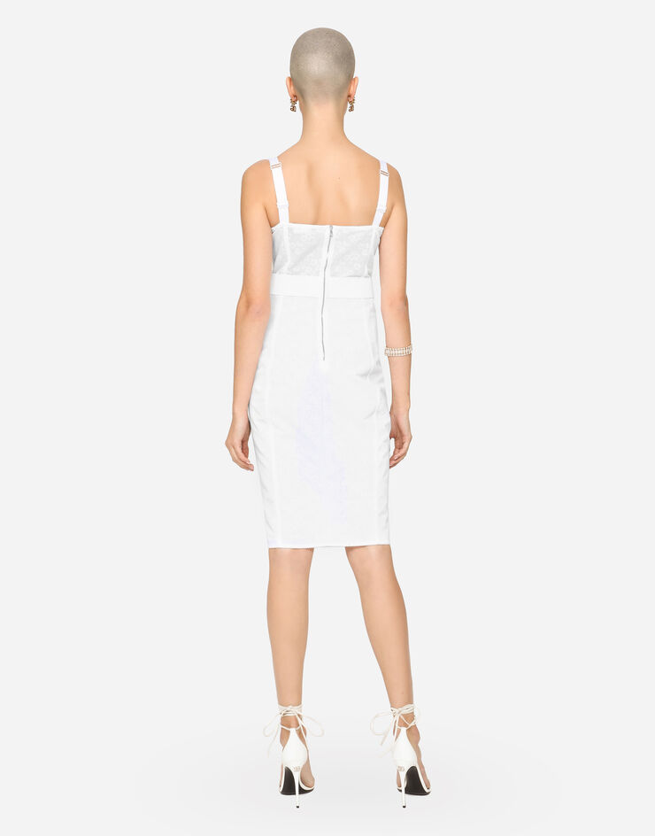 Dolce & Gabbana Corset dress BIANCO F63H1TGDC38