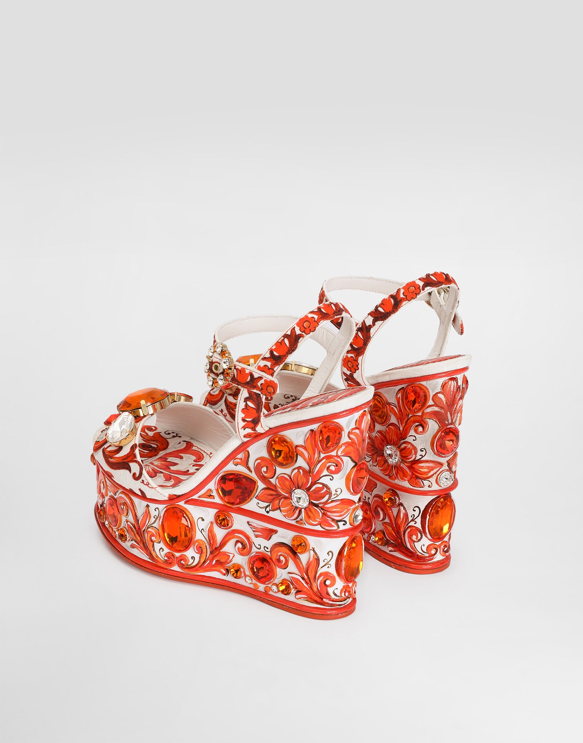 週末お値下げ】Dolce & Gabbana 花柄シルクバンドゥ・ツィッリ Small