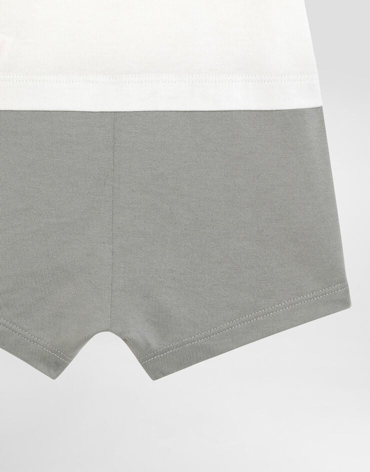 Dolce & Gabbana 2-piece jersey gift set with print Multicolor L1JO6TG7PTZ