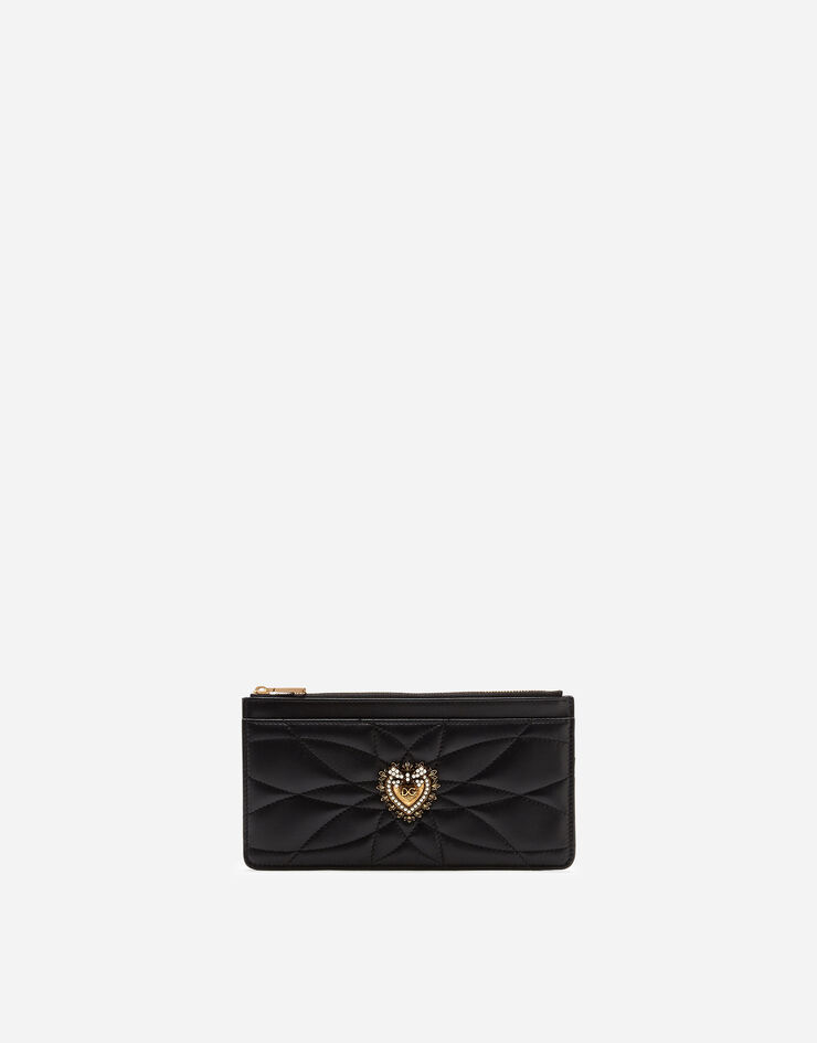 Dolce & Gabbana Large Devotion card holder Black BI1265AV967