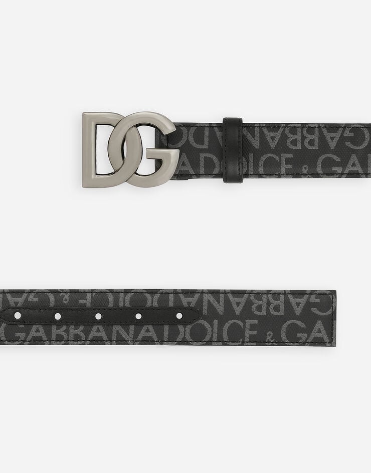 Dolce & Gabbana Gürtel mit DG Logo Mehrfarbig BC4644AJ705