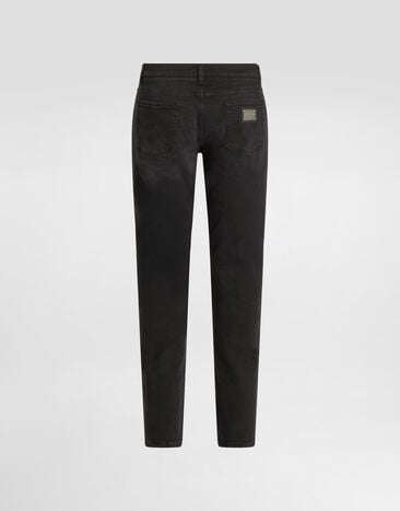 Dolce&Gabbana Slim fit stretch denim jeans with subtle abrasions Multicolor GY07CDG8JT5