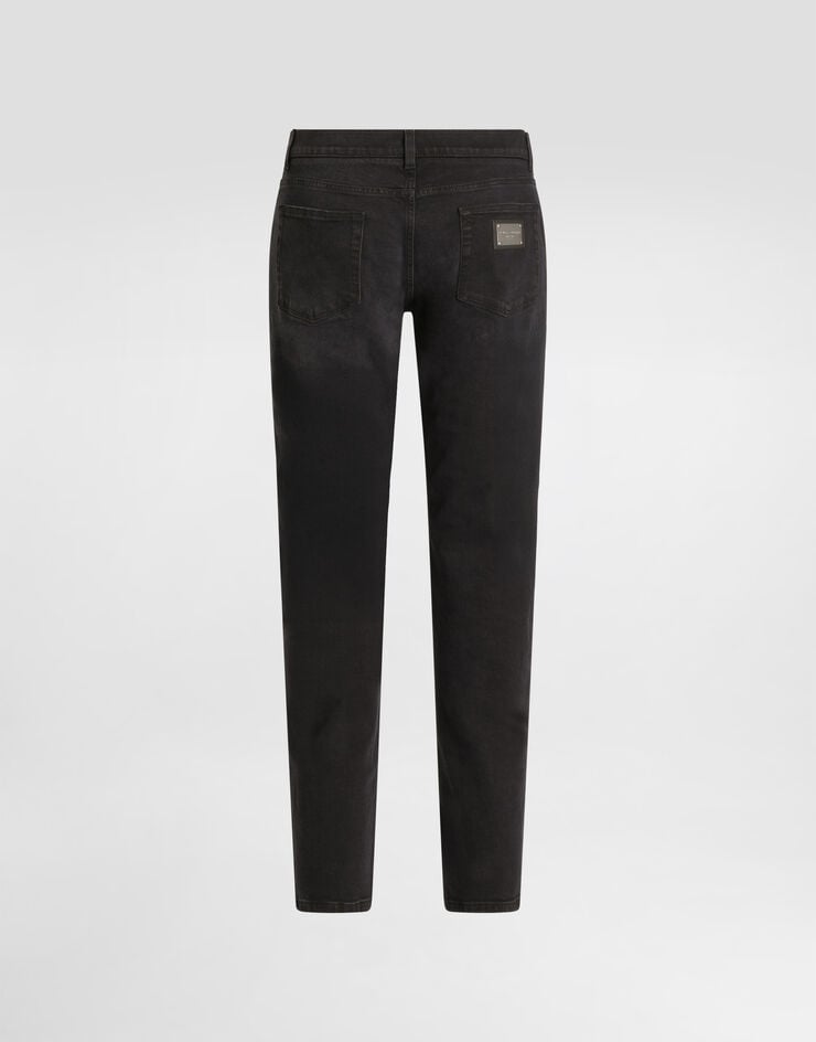 Dolce&Gabbana Slim fit stretch denim jeans with subtle abrasions Multicolor GY07CDG8JT5