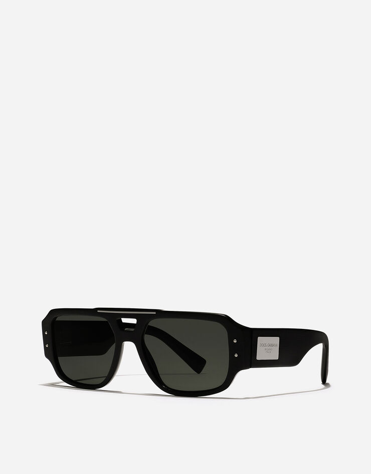 Dolce & Gabbana DNA サングラス ブラッシュドブラック VG448AVP09A