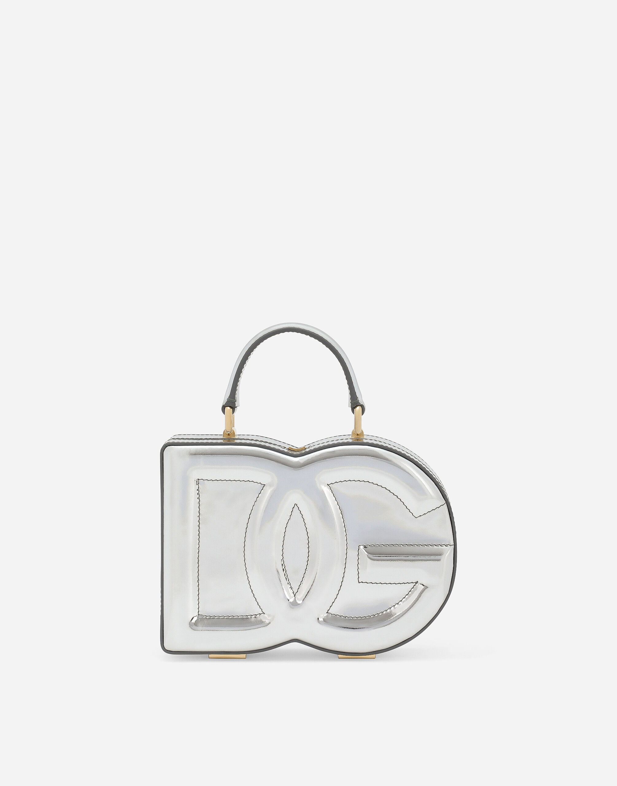 Small calfskin DG Logo Bag shopper in Black for Women