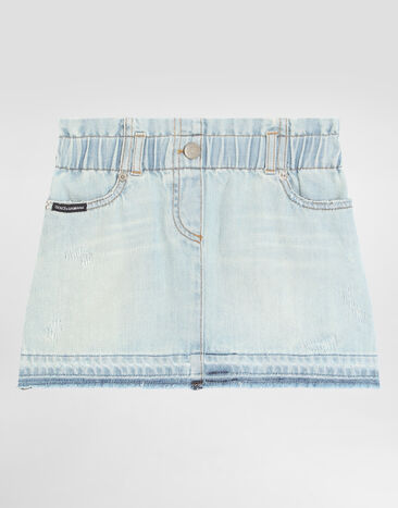 Dolce & Gabbana Denim skirt Multicolor L55I22LDD60
