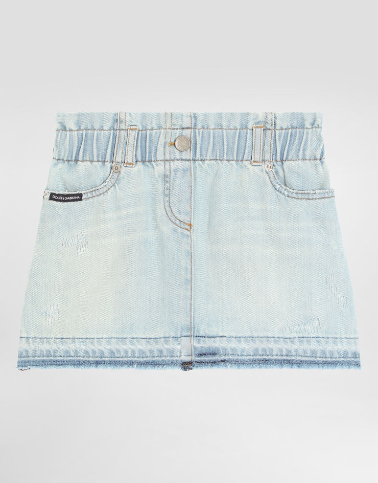 Dolce & Gabbana Denim skirt Multicolor L55I22LDD60