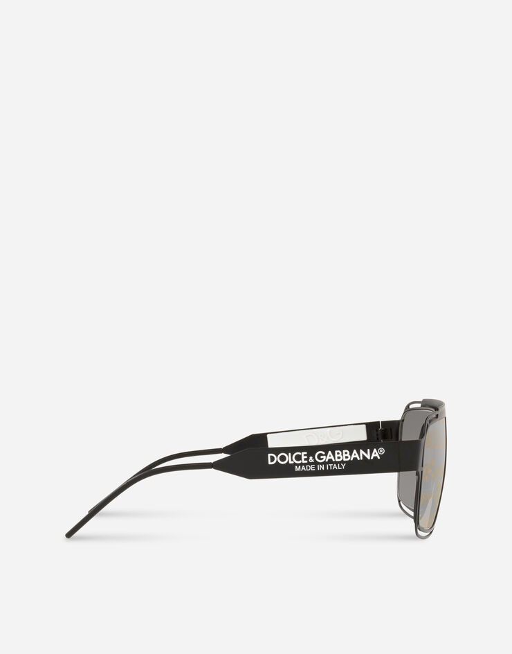 Dolce & Gabbana Dna Graffiti sunglasses Black, gold and silver VG2270VM6K1