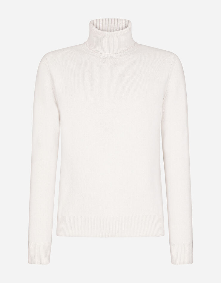 Dolce & Gabbana 初剪羊毛高领针织衫 白 GXB00TJAVZQ