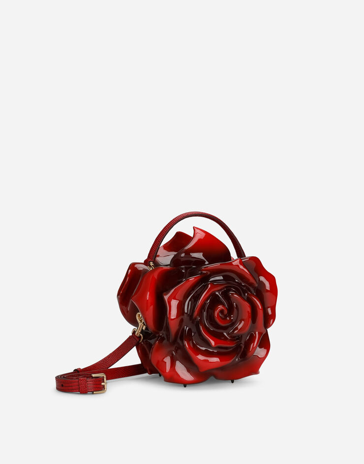 Dolce & Gabbana حقيبة دولتشي بوكس راتنج بتصميم وردة متعدد الألوان BB7246AY988