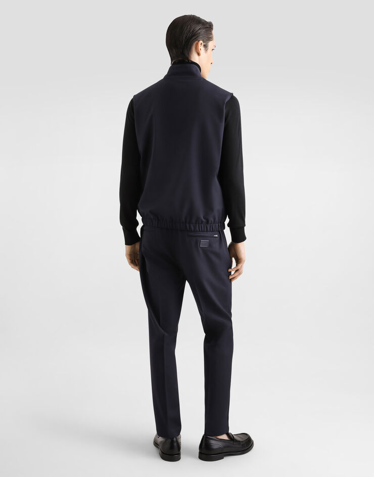 Dolce & Gabbana 羊毛慢跑裤 蓝 GYACETFURK8