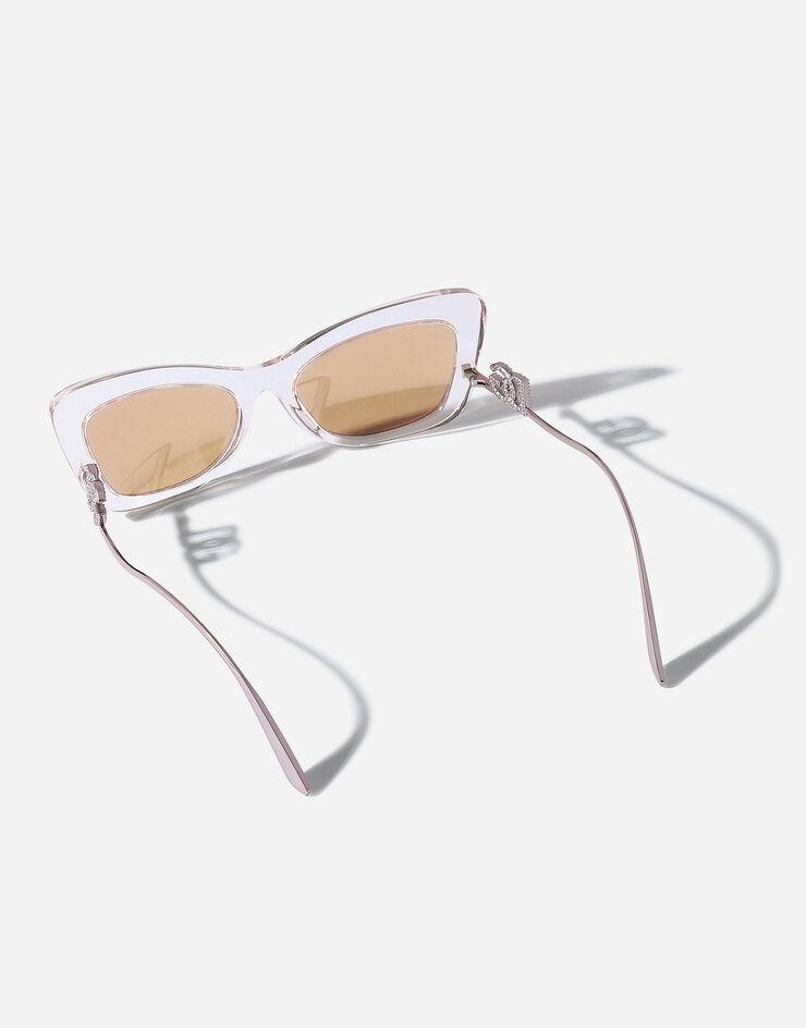 Dolce & Gabbana Gafas de sol DG Crystal Rosa transparente VG4467VP86X