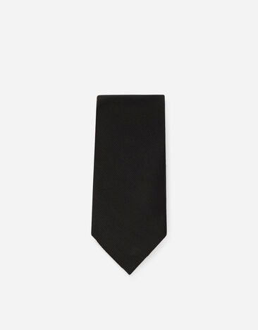 Dolce & Gabbana KIM DOLCE&GABBANA Silk tie Black FT061RG0U05