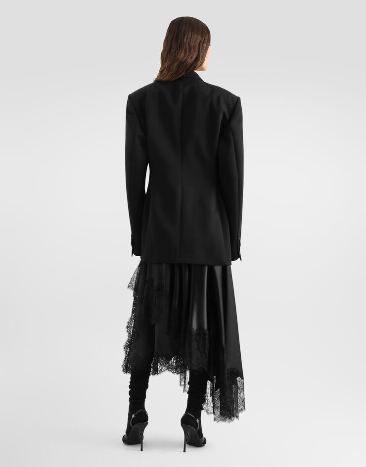 Dolce & Gabbana Falda en satén Dolce & Gabbana Falda en satén Negro F4DL0TFU1AU