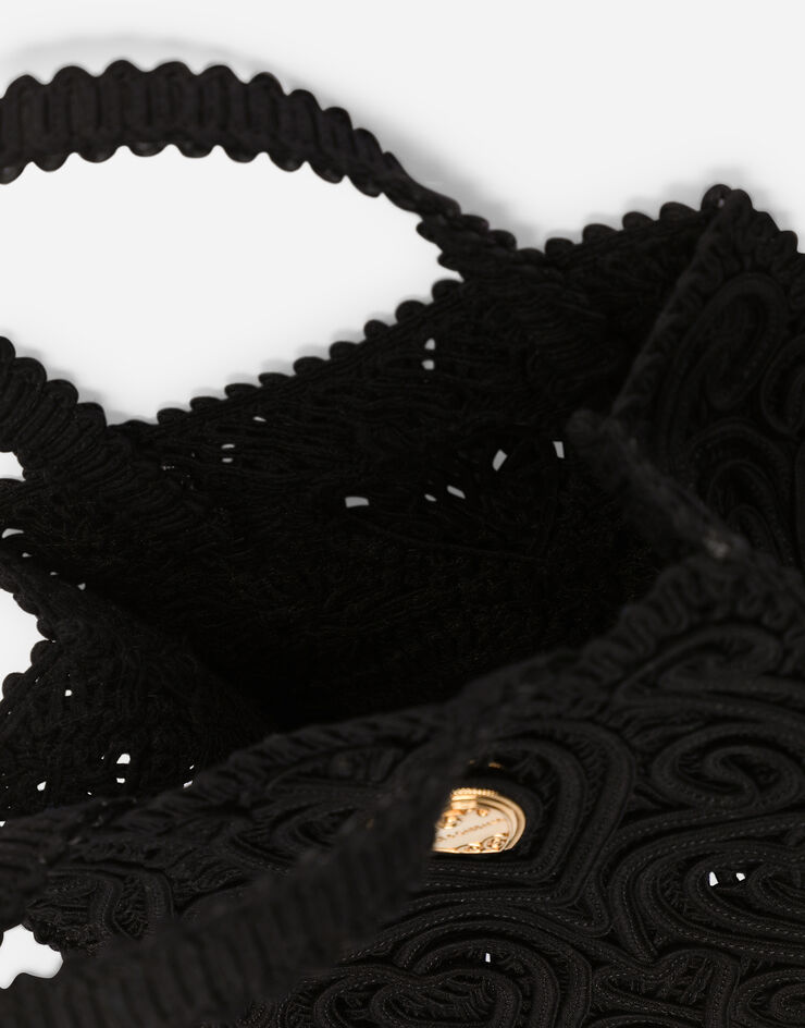 Dolce & Gabbana Cordonetto shopper Black BB7183AW717