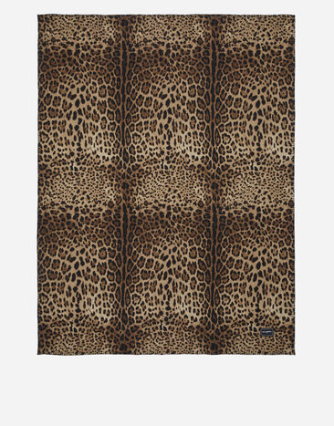 Dolce & Gabbana Wool and silk blanket Multicolor TCE013TCAB6