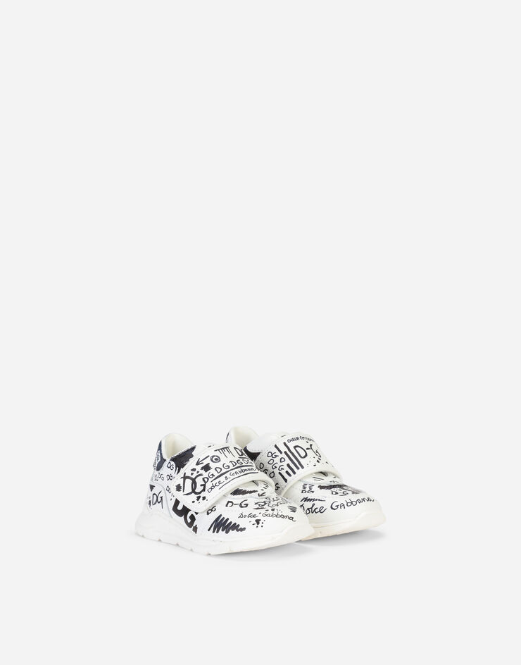 Dolce & Gabbana Nappa leather Daymaster sneakers with graffiti print Multicolore DN0145AO936