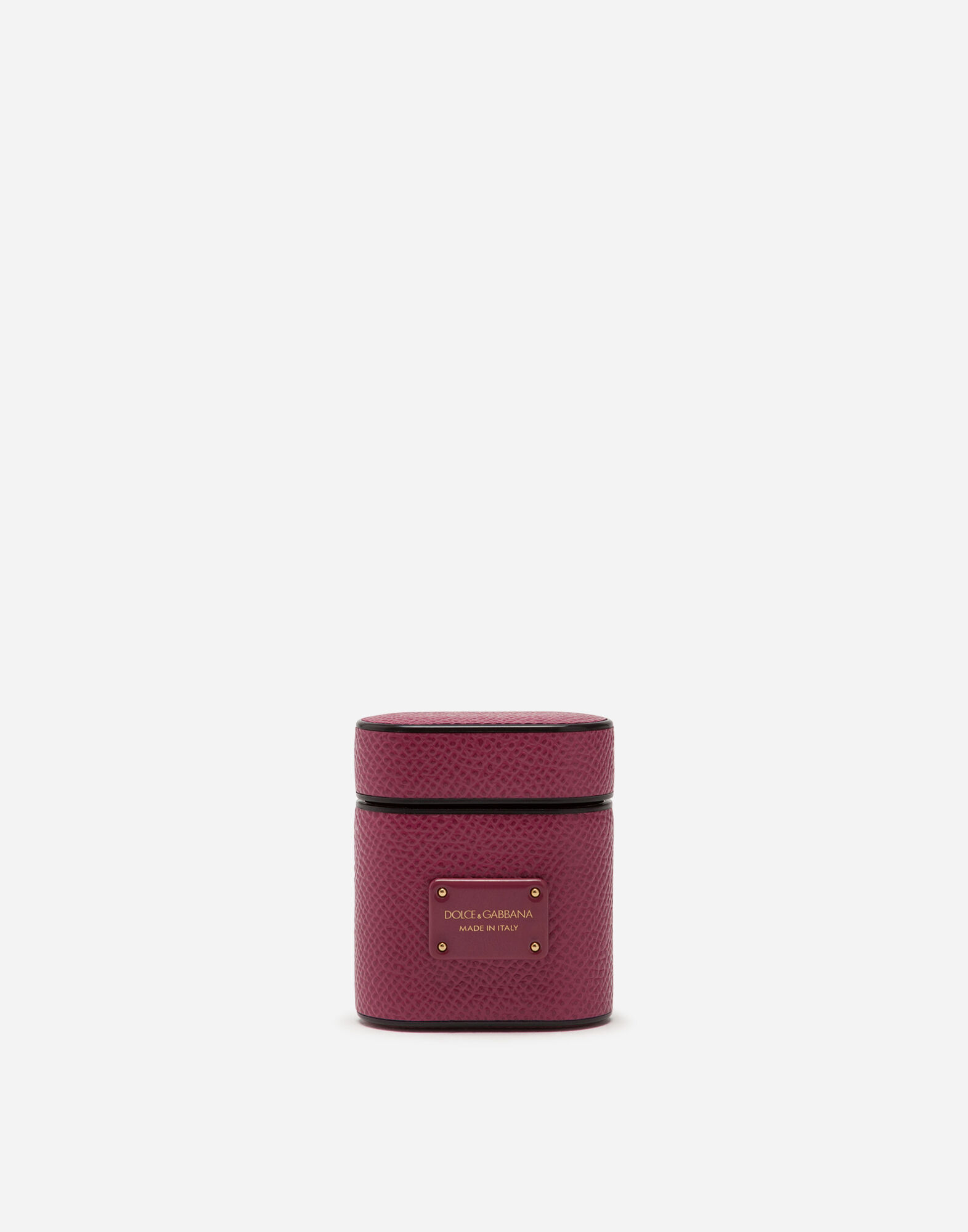 Dauphine calfskin airpods case in FUCHSIA for Women