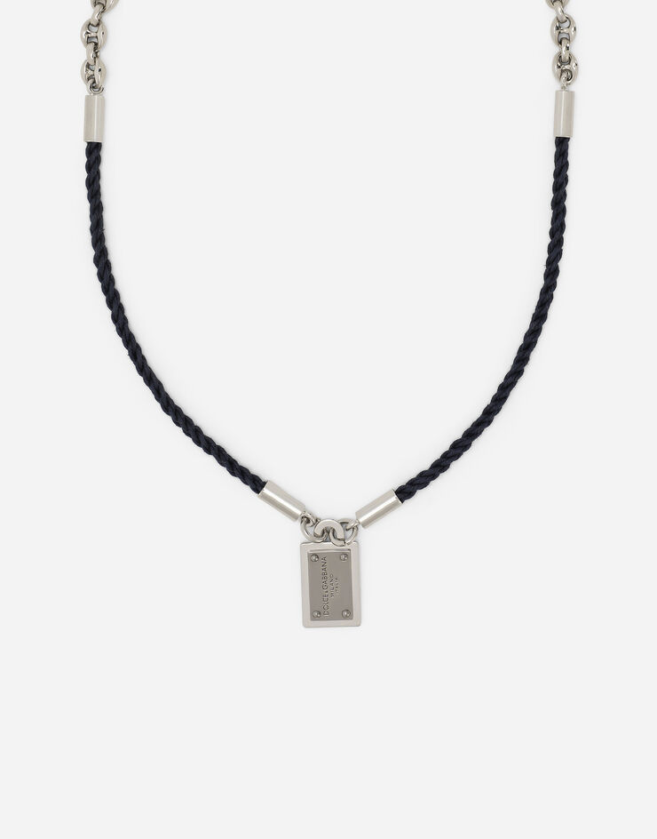 Dolce & Gabbana “Marina” cord necklace 蓝 WNQ1M2W1111
