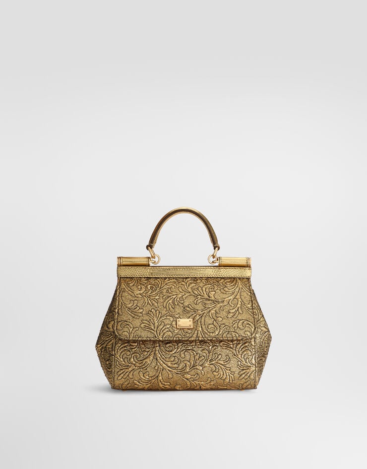 Dolce & Gabbana Small Sicily handbag in brocade Dolce & Gabbana Small Sicily handbag in brocade Gold BB6003B0848