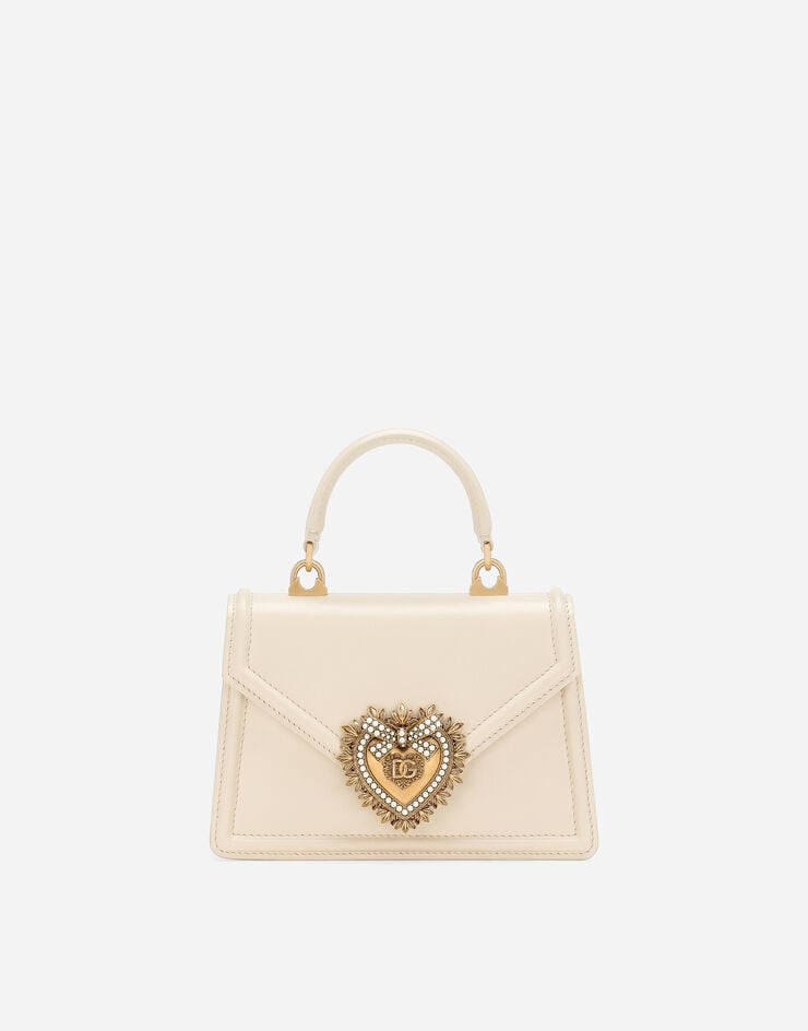 Dolce & Gabbana حقيبة ديفوشن صغيرة بمقبض علوي أبيض BB6711AV893