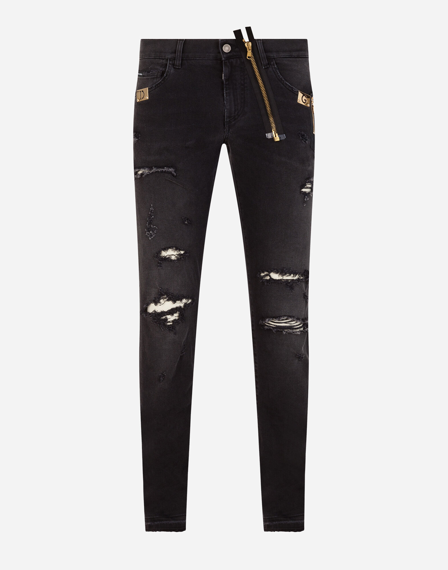 ドルチェ&ガッバーナ スキニー ジーンズ スキニーストレッチ パッチ