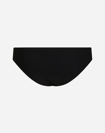Dolce & Gabbana Swim briefs with DG hardware Black M4A45JONN67