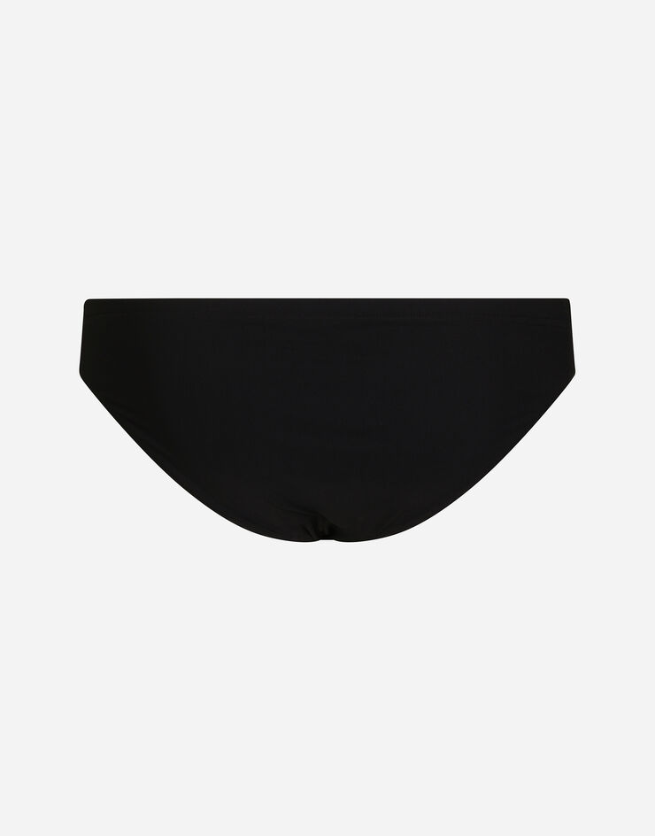 Dolce & Gabbana Slip de baño con DG Hardware Negro M4A45JONN67