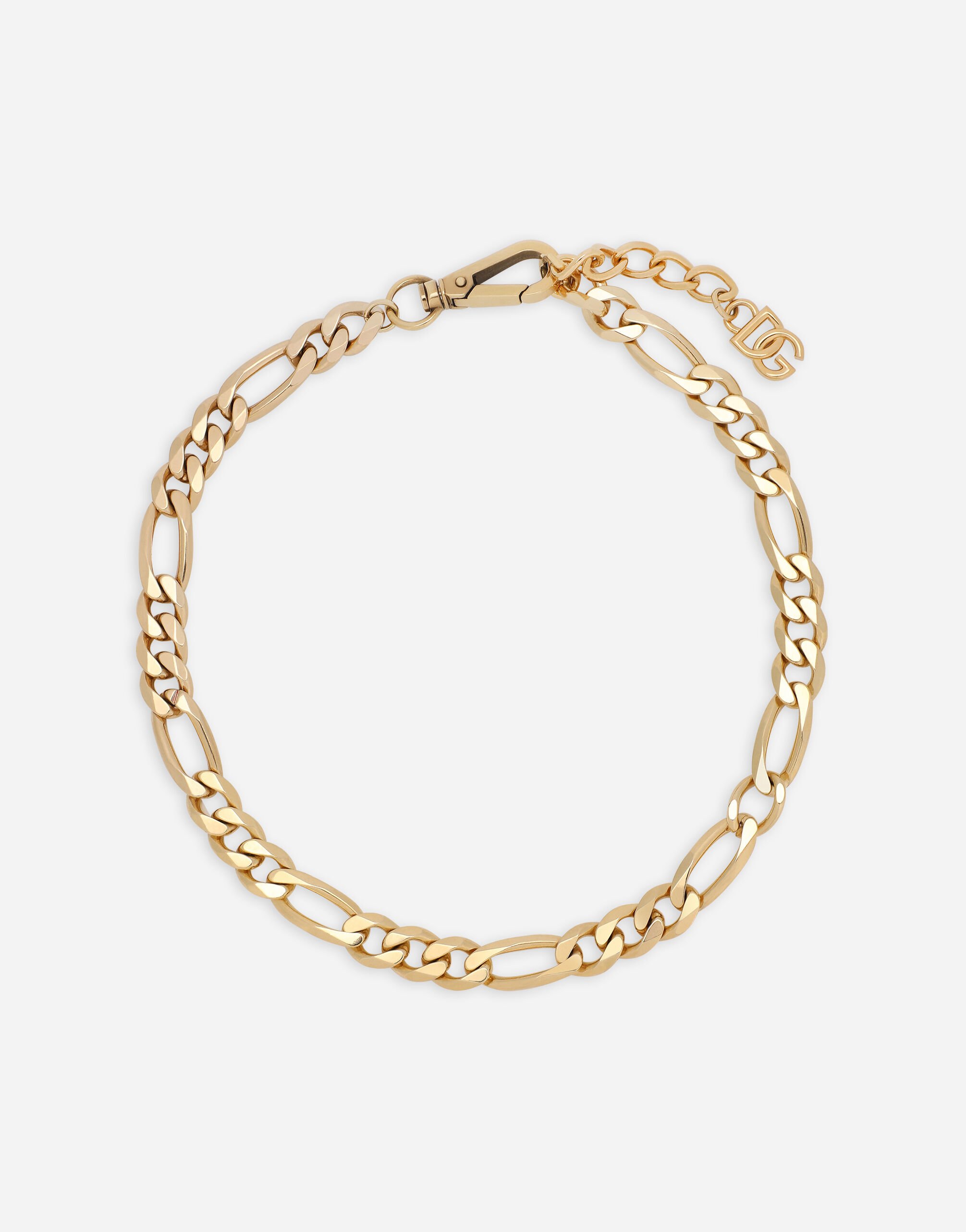 Dolce & Gabbana Chain necklace Gold and shiny black VG2277VM287