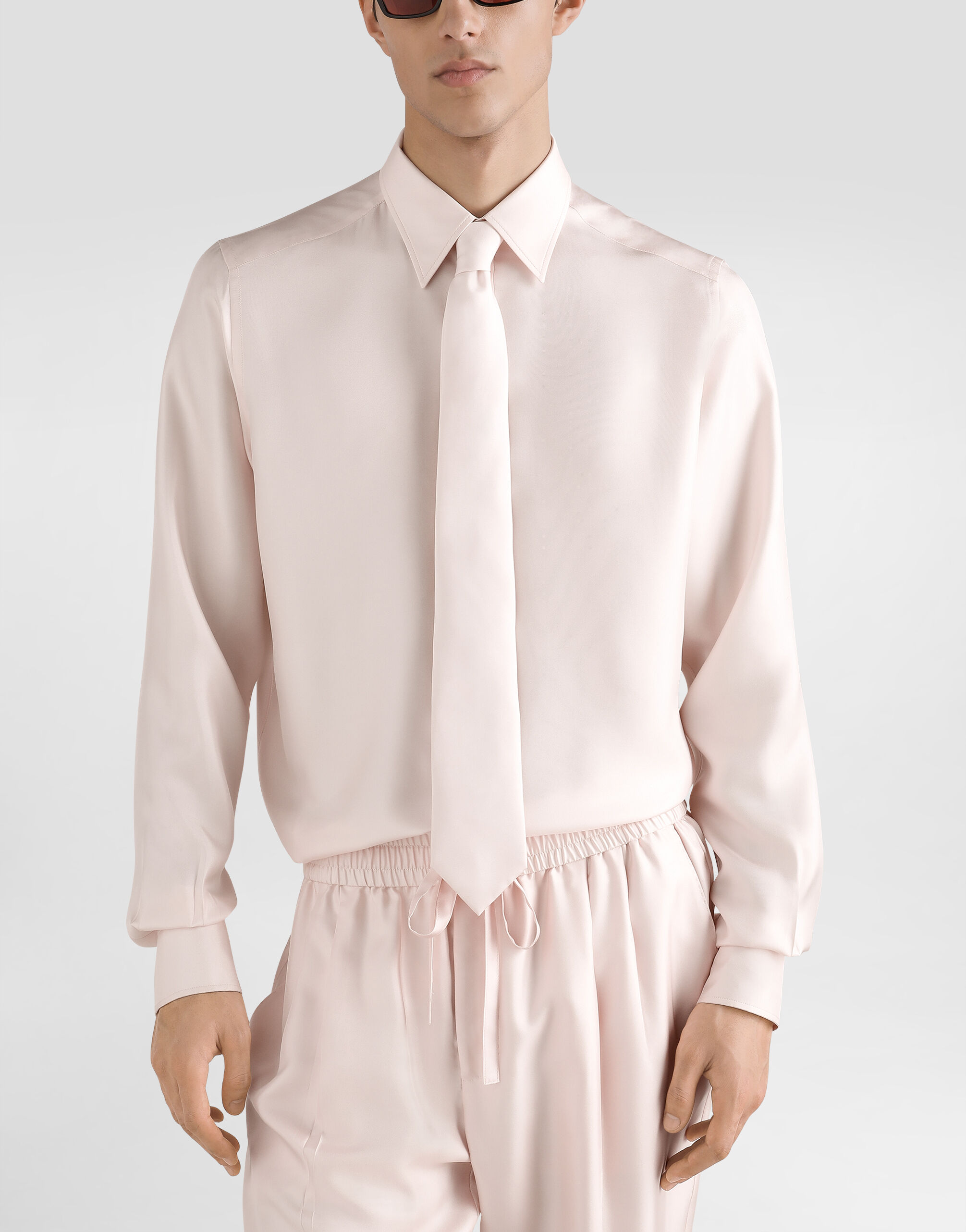 DOLCE & GABBANA ☆ ネクタイ シルク 上品なピンク Pinkのメンズ シルク ツイル ネクタイ | Dolce&Gabbana®