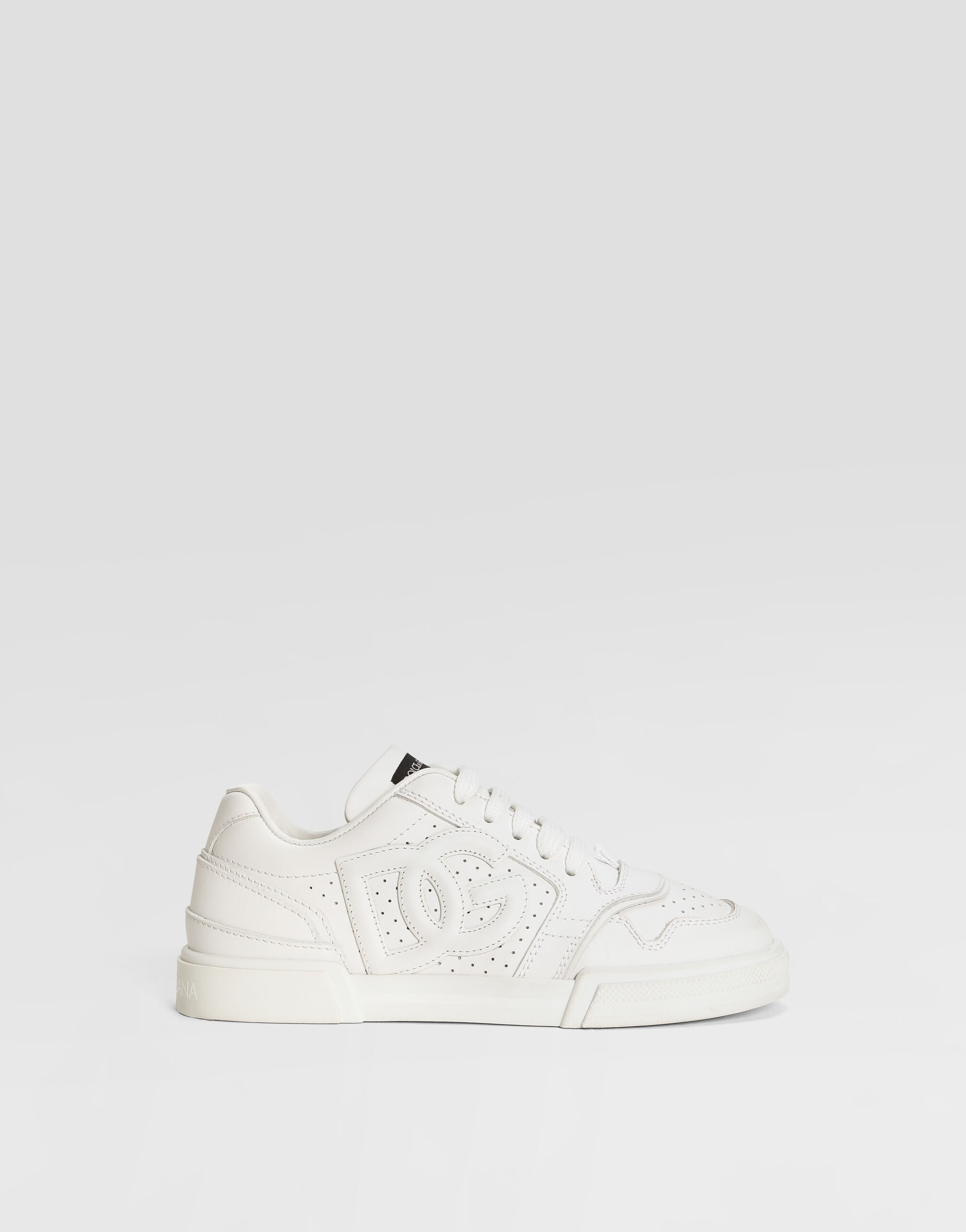 Calfskin nappa New Roma sneakers in White for Men | Dolce&Gabbana® US