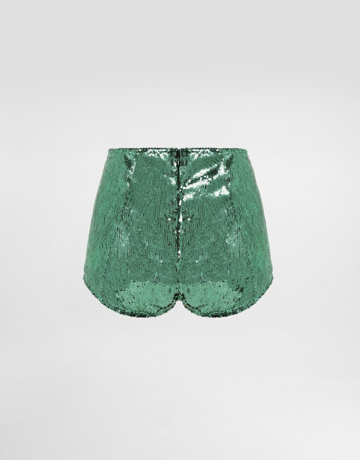 Dolce & Gabbana 亮片平角裤 绿 O2B30TON05C