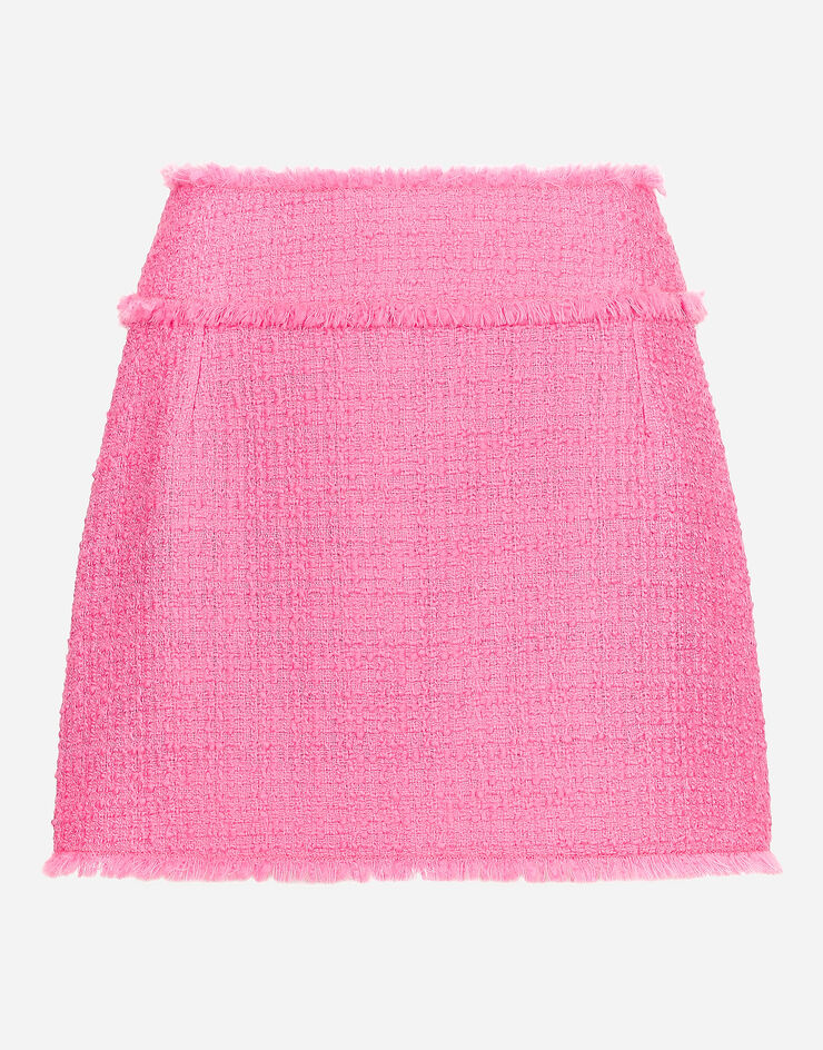Dolce & Gabbana Мини-юбка из твида рашель розовый F4CR5TFMMHN