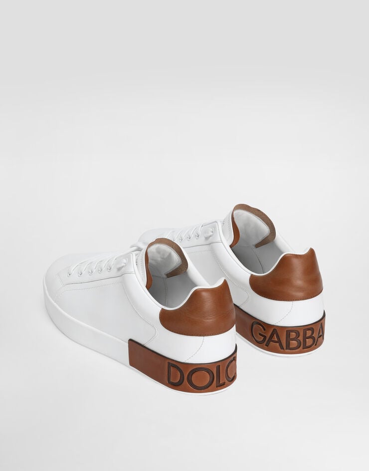 Dolce & Gabbana Portofino 小牛皮运动鞋 白 CS2278A9U73