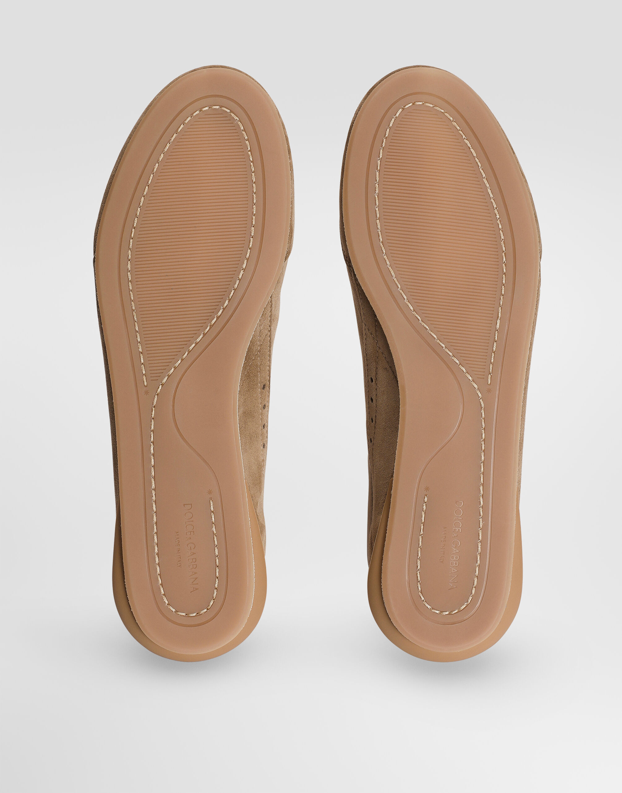 Suede Lipari in Beige for Men | Dolce&Gabbana® US